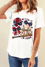 LDC American Game Day Fashion Baseball Printed Tee