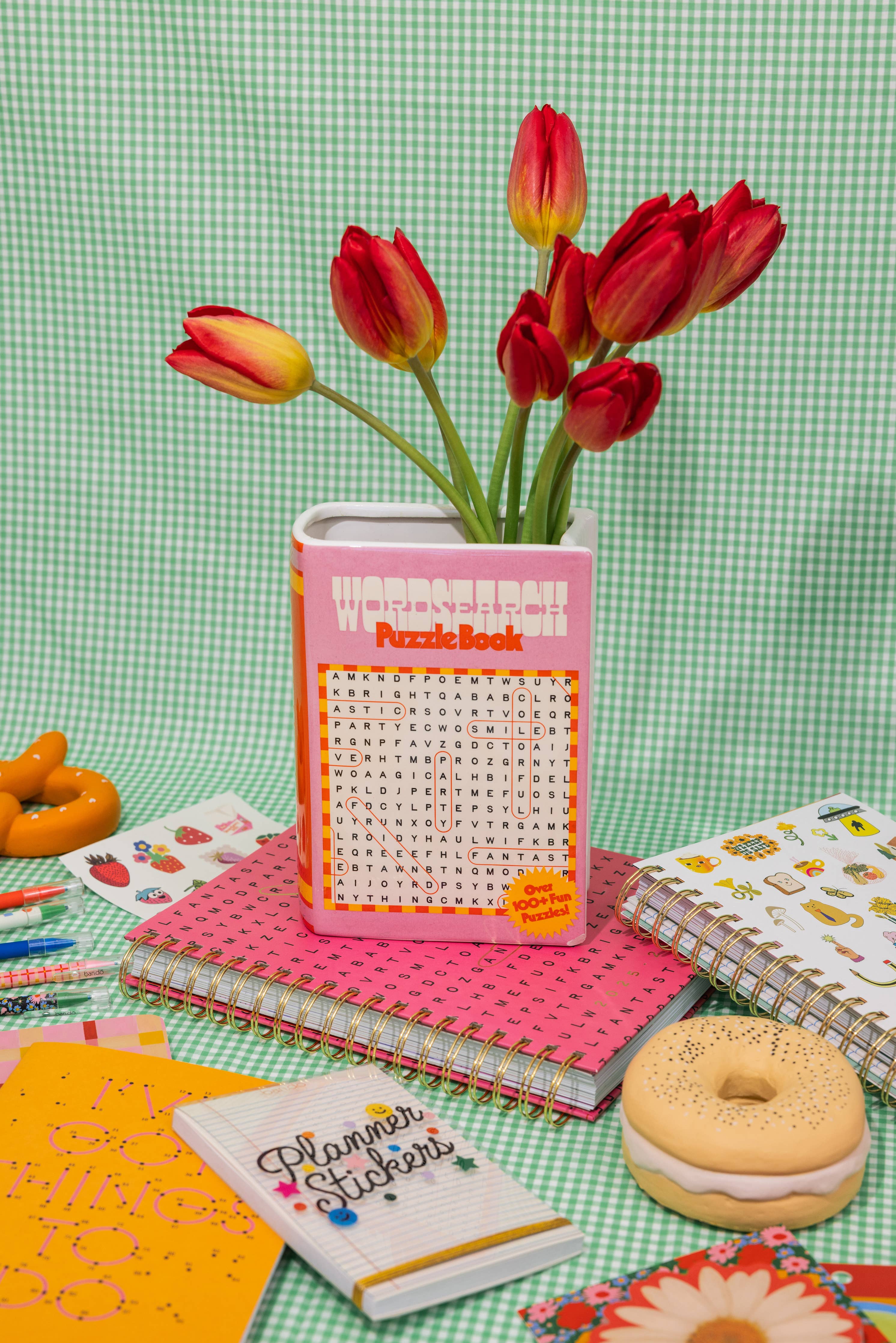 Book Vase, Word Search