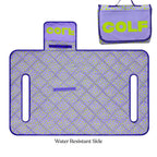 Lilac Leopard Reversible Golf Cart Seat Cover