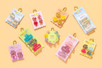 FOR FUN - Claw Hair Clip Set - Mini - Asst Smiley - 4 Pc Set