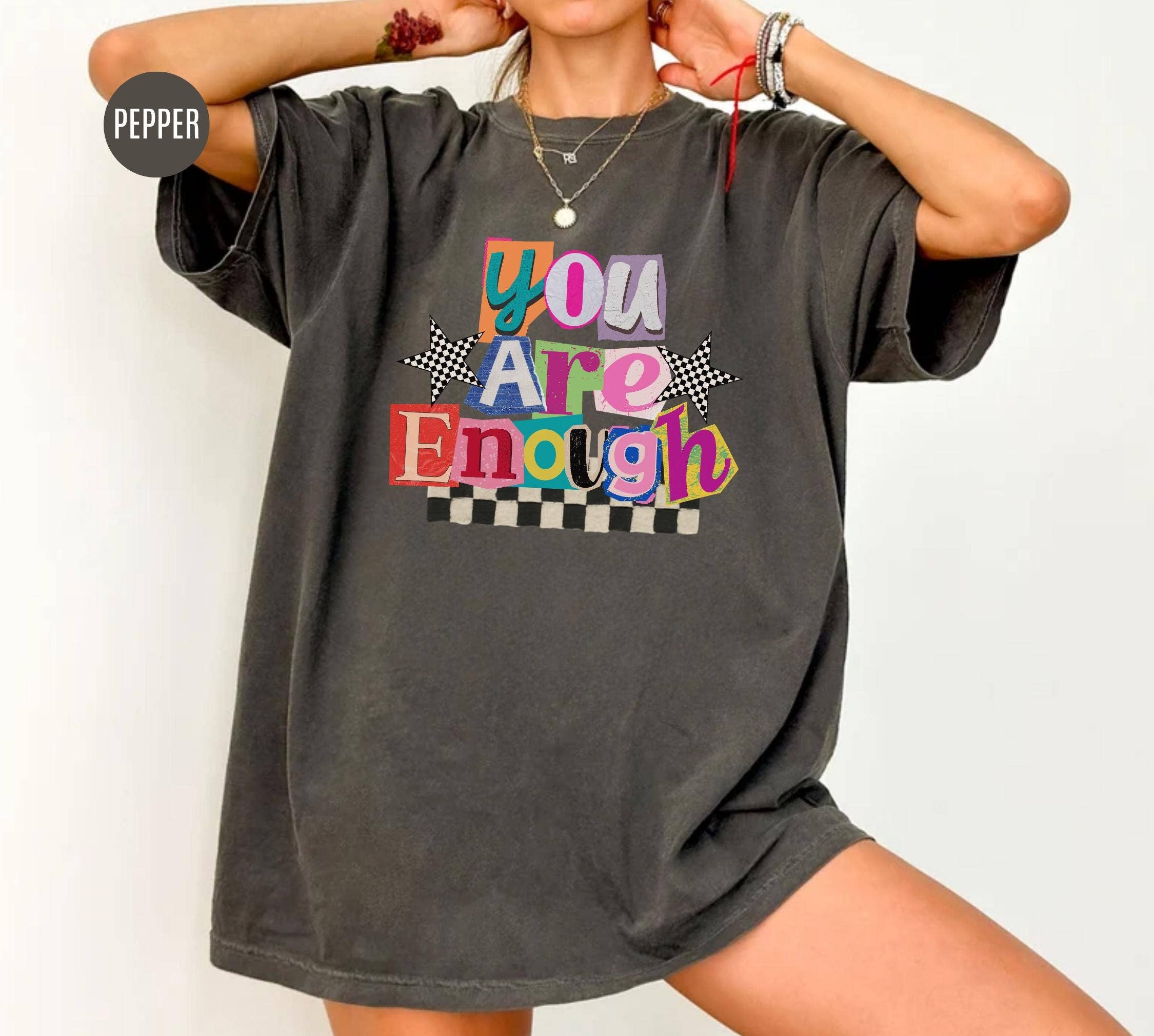 Comfort Colors You Are Enough Shirt, Christian Sweater