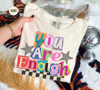 Comfort Colors You Are Enough Shirt, Christian Sweater