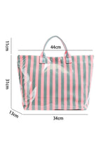 LDC Glossy Striped Large Tote Bag
