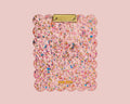 Scalloped Clipboard - Large - Happy Confetti