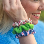 Scrunchie Hair Tie Set - 3 Piece Set - Assorted Styles