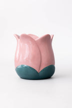 Ceramic Pencil Cup, Tulip (Pink)