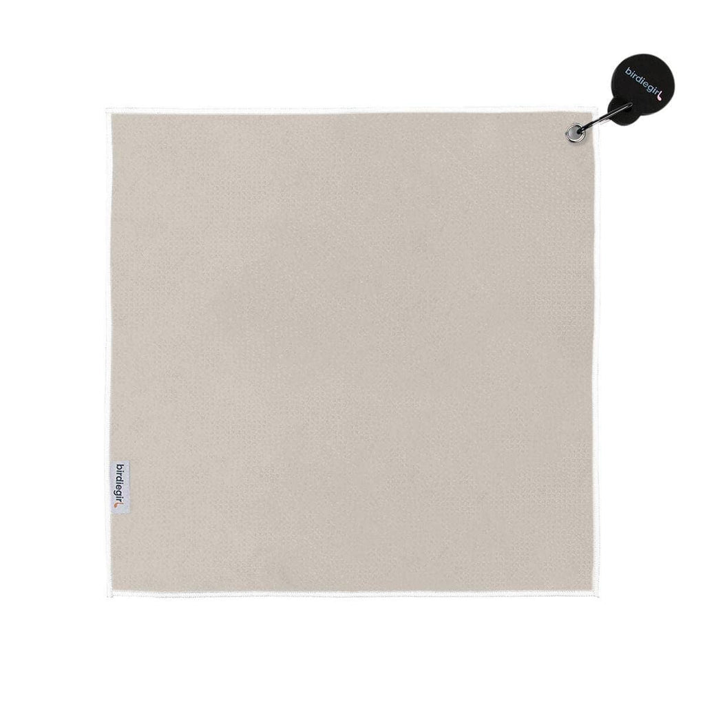 Gingham Neutral Magnetic Golf Towel