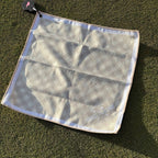 Gingham Neutral Magnetic Golf Towel
