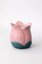Ceramic Pencil Cup, Tulip (Pink)