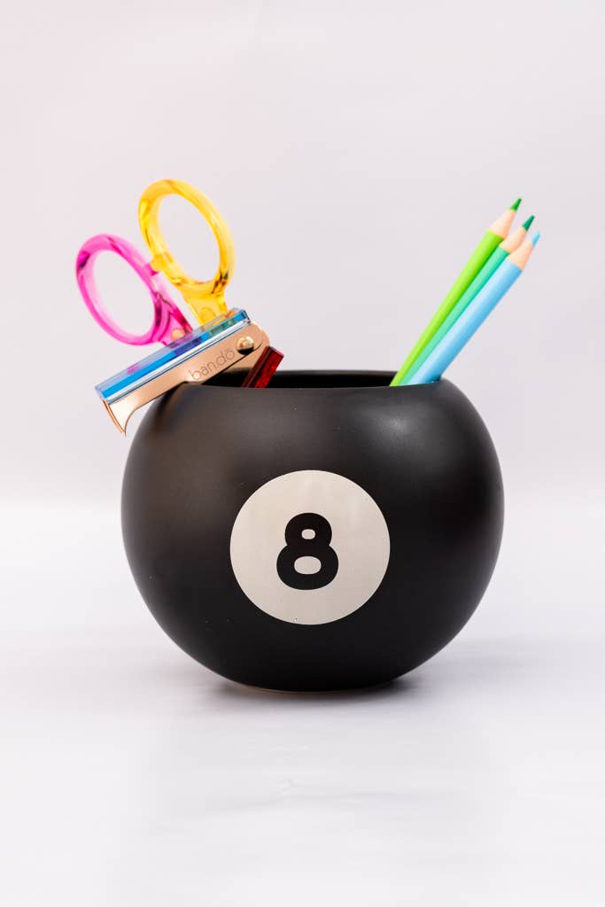Ceramic Vase, 8-Ball