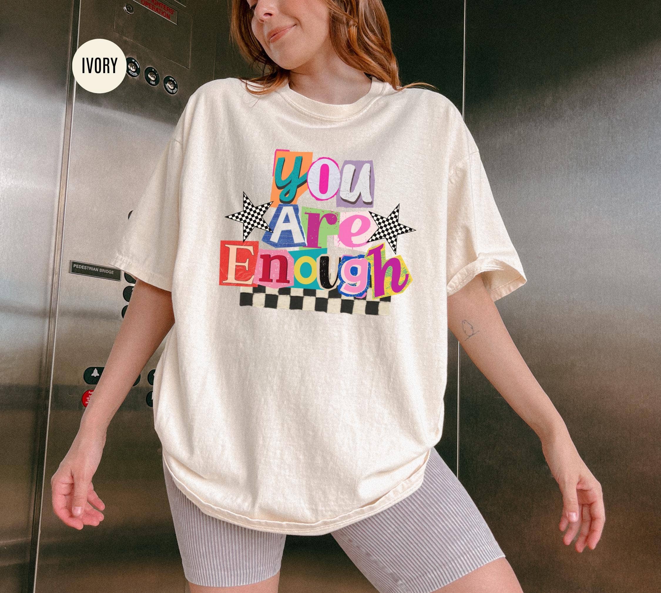Comfort Colors You Are Enough Shirt, Christian Sweater